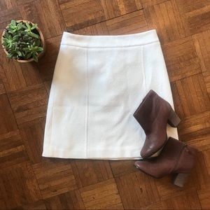Ann Taylor White Skirt